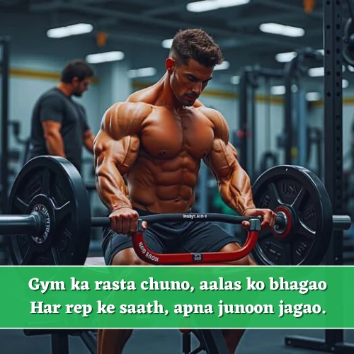 Gym Shayari in English Gym Shayari in English