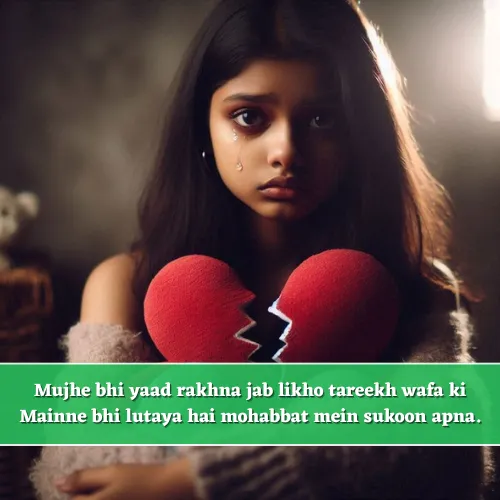 Broken Heart Alone Sad Shayari in English Broken Heart Alone Sad Shayari in English