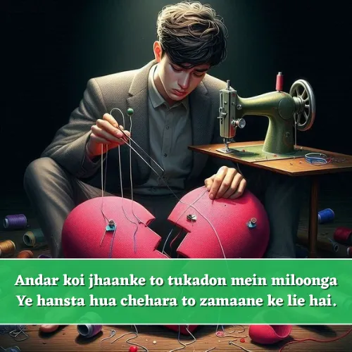 Emotional Broken Heart Shayari in English Emotional Broken Heart Shayari in English