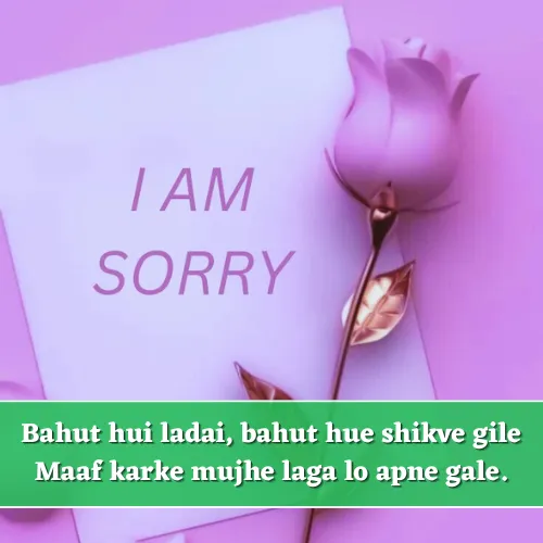 Sorry Shayari in English 2 Line Sorry Shayari in English 2 Line