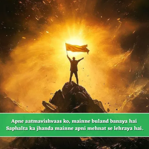 Attitude Success Shayari in English Attitude Success Shayari in English