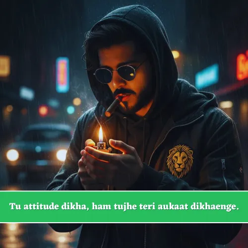 1 Line Attitude Shayari in English 1 Line Attitude Shayari in English