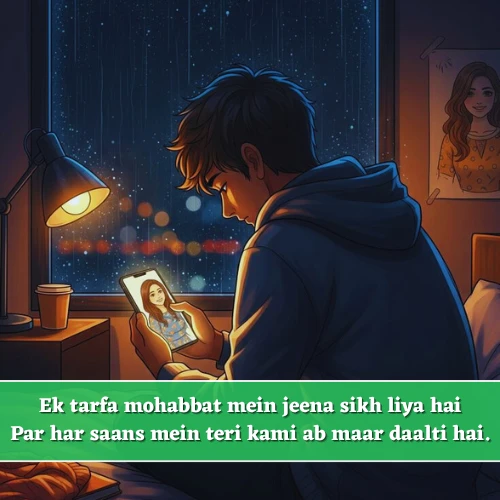 One Sided Love Shayari in English For Him One Sided Love Shayari in English For Him